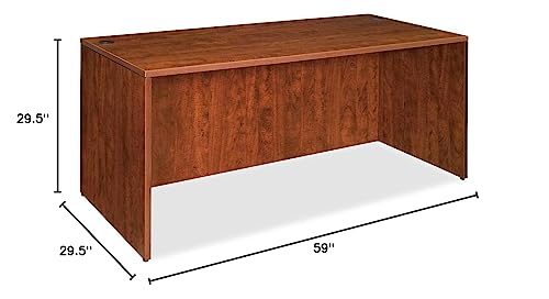 Lorell Essentials Rectangular Desk Shell