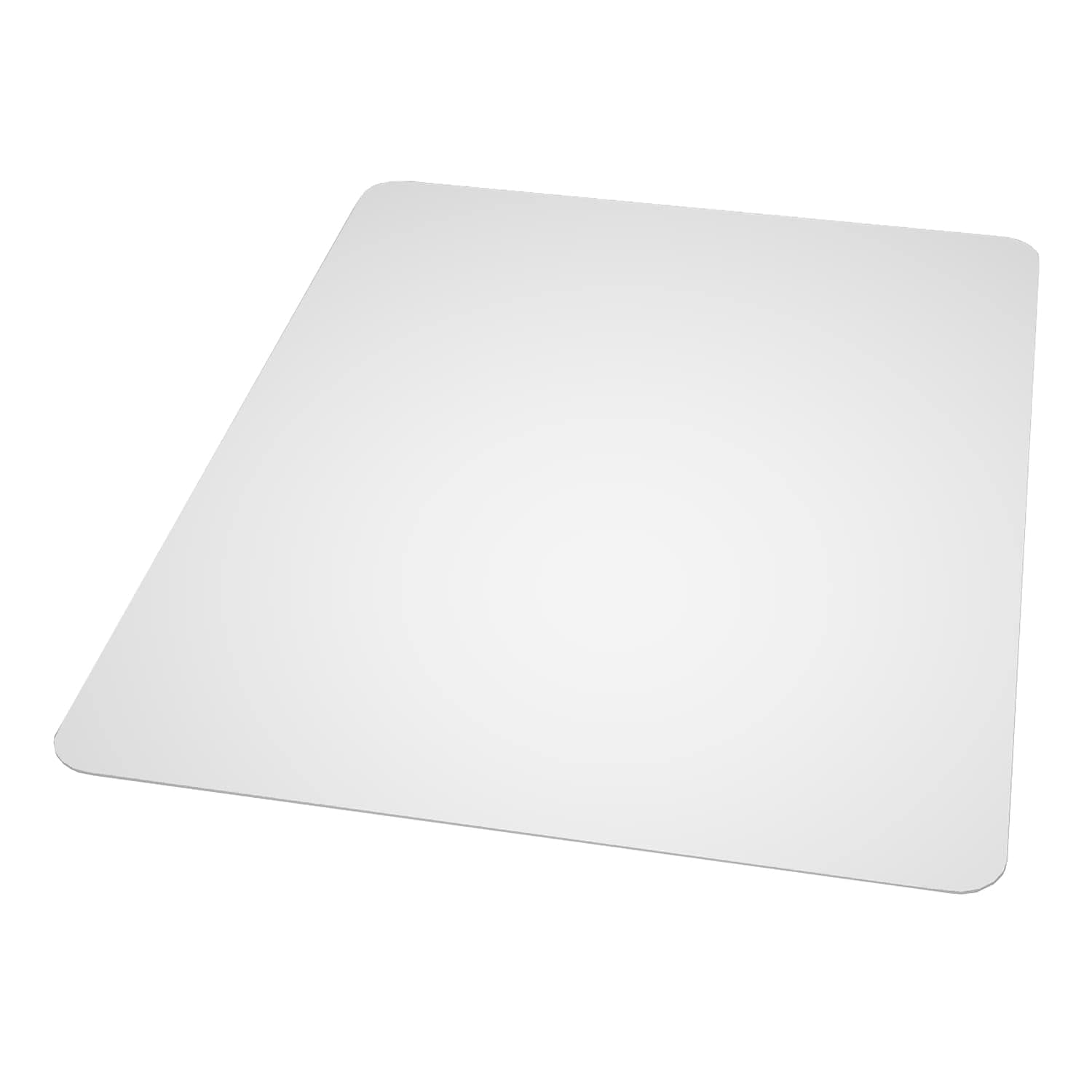 Es Robbins Everlife 45-Inch By 53-Inch Multitask Series Hard Floor With Lip Vinyl Chair Mat, Clear, Heavy Use (132133)