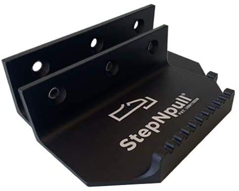 Stepnpull Hands Free Door Opener - 2Pk No Touch Door Foot Pull & Commercial Touchless Door Opener Tools For Bathroom (Black - 2