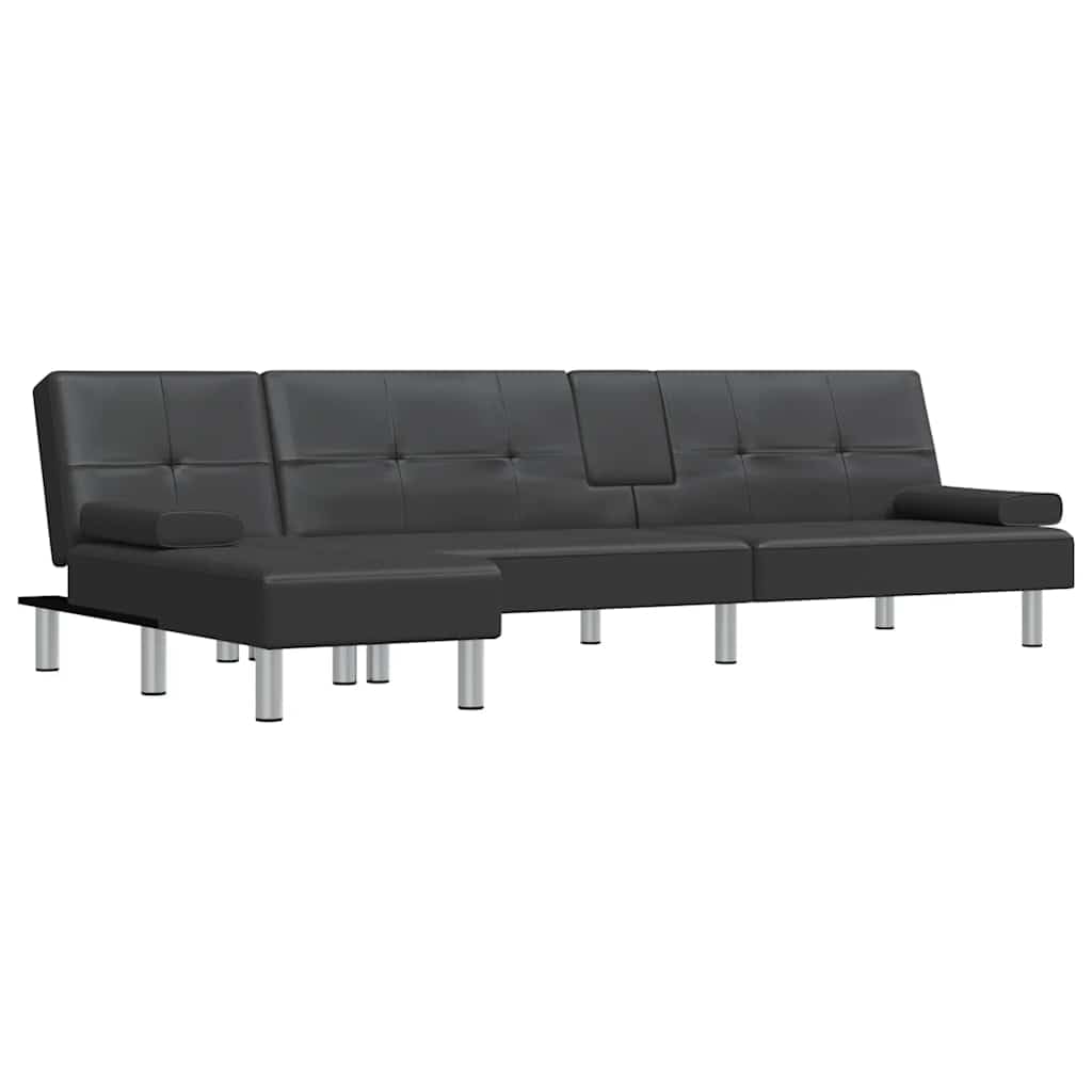 vidaXL Sofa Bed L-Shaped Sofa Couch - Thumbnail 4