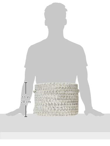 Colonial Mills Corsica Utility Basket, 18 By 12-Inch, Silver Shimmer