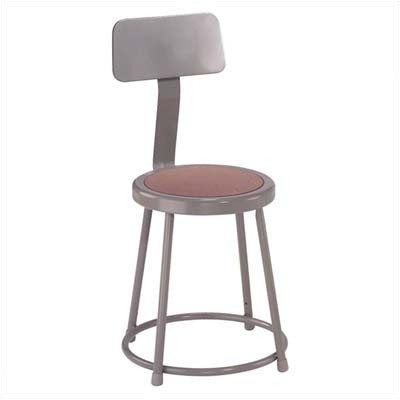 Height Adjustable Stool With Backrest [Set Of 5] Size: 18&quot;