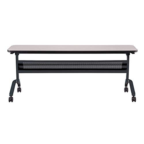 Safco Products Flip-N-Go Training Table, Folkstone 18" x 72" Black Legs