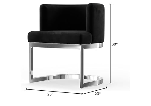 Neos Modern Furniture C1422K-SS Chair, Black