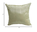 Blazing Needles Polyester Jacquard Throw Pillow, 17", Moire Moss
