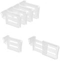 Gnoly Expandable Fridge Drawers Storage Partition Clips Refrigerator Internal Drawer Shelf Divider Clip Storage Organizer Space 