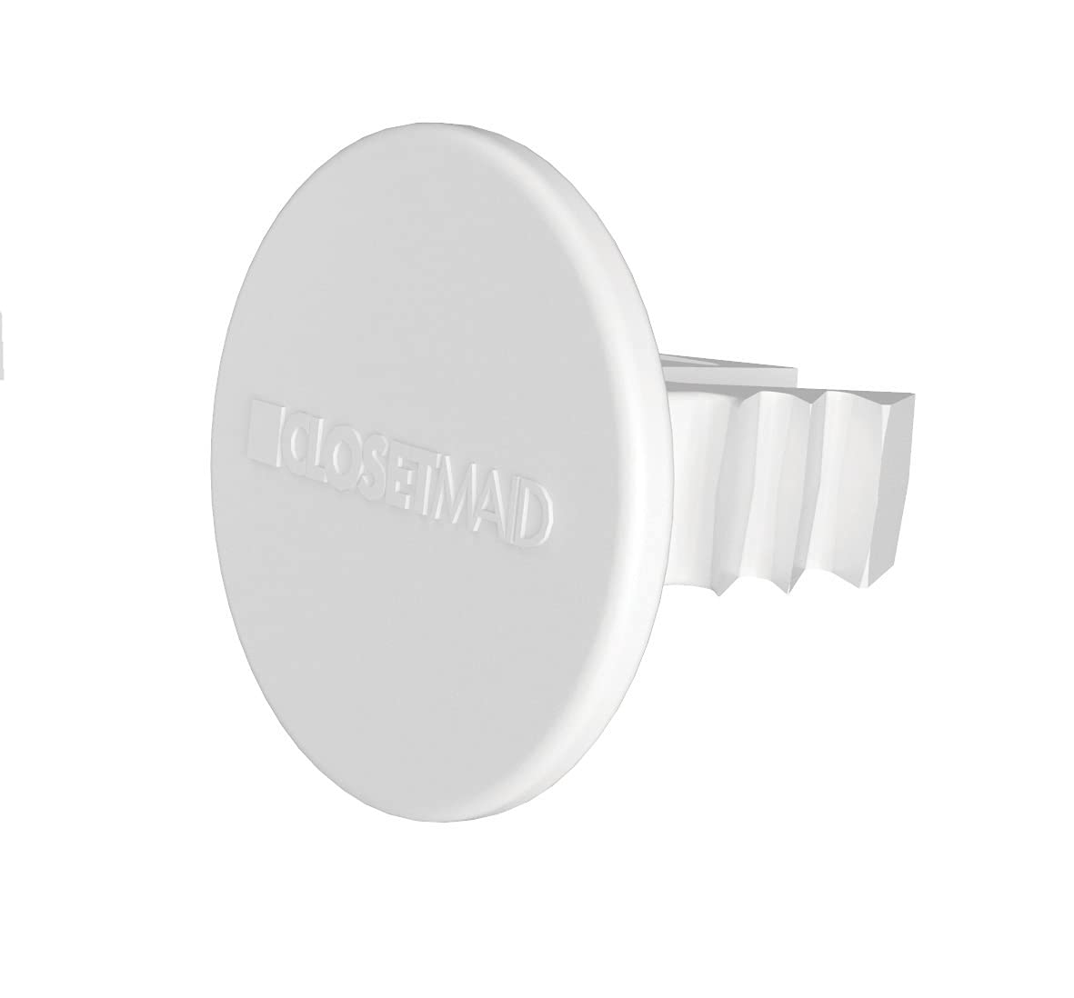 Closetmaid 20810 Superslide Hang Rod End Caps, 200-Pack, White, 200 Piece