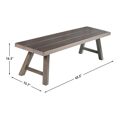 Steve Silver Co Marina Patio Backless Bench