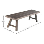 Steve Silver Co Marina Patio Backless Bench