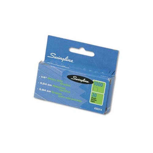 S.F. 13 Heavy-Duty 1/4' Leg Staples, 25-Sheet Capacity, 1000/Box