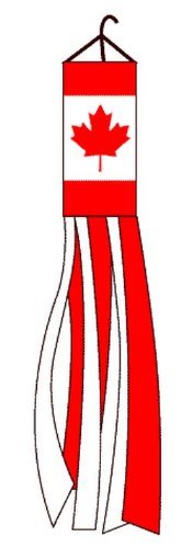 Home And Holiday Flags Canada Windsock Canadian Polyester 60 Inch Outdoor Garden Wind Sock Decoration