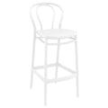 Compamia Victor Indoor Outdoor Bar Stool White (Set of 2)