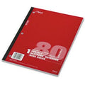 Single Subject Notebooks, Wide Margin/Rule, 8 X 10-1/2, 80 Sheets/Pad