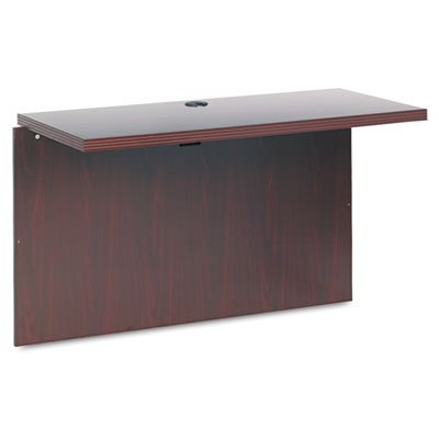 Hon Valido Series Laminate Mahogany Desk Ensemble-Bridge, F/U-Shaped Wkstn, 47&quot;X24&quot;X29-1/2&quot;, Mahogany