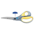 Westcott Extremedge Adjustable Tension Titanium Bonded Scissors, 9' Bent, Gray, Case Of 3