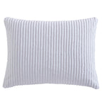 Beatrice Home Fashions Channel Chenille, Standard Sham, White