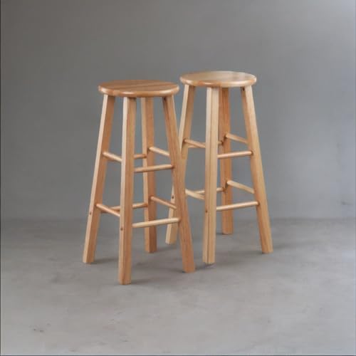 Ergode Wood Element Bar Stool Set - Elegant, Sturdy, 220lb Capacity
