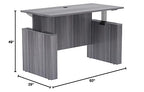 Lorell, Llr69572, Essentials 60" Sit-To-Stand Desk Shell, 1 Each