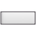 vidaXL Modern Bathroom Mirror, Wall Mounted, Gray, Engineered Wood, Acrylic, 39.4"x0.6"x14.6"