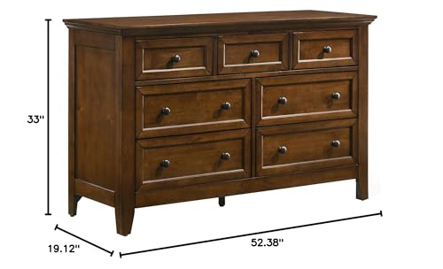 Westwood Design San Mateo 7 Drawer Dresser, Tuscan