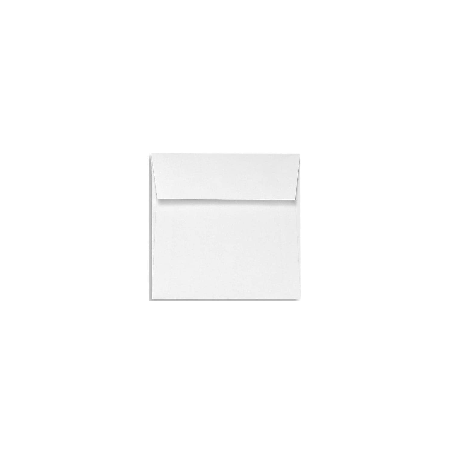 Luxpaper Square Invitation Envelopes | Peel & Press | 7' X 7' | White | 70Lb. Text | 50 Qty