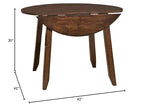 Intercon 42" Kona Dining Table with Two 8.5" Drop Leaves