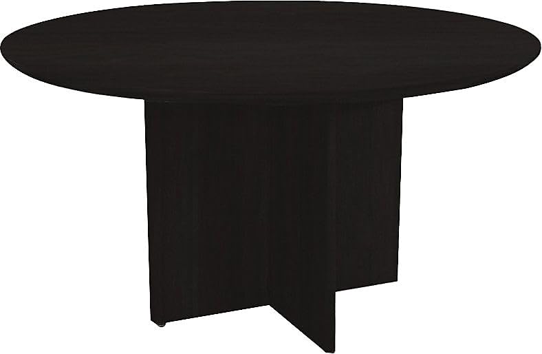 Mayline Medina 48&quot;Dia. Round Conference Table,Mocha