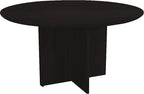 Mayline Medina 48"Dia. Round Conference Table,Mocha