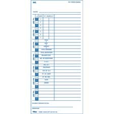 Tops Time Card For Pyramid, Weekly, 4 X 9, 100/Pack Top12443