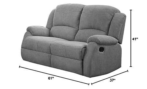 ACME Furniture Motion Loveseat with Pillow Top Armrest
