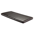 Ergode Wood Paige Seat Cushion: Comfortable PU Faux Leather Bench Cushion in Espresso. Easy to Clean. 34.02" W x 15.98" D x 2.17" H. 2.16 lbs