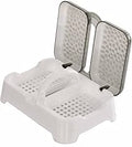 AGLOR Double Sealed Drain soap Dish Tray Holder with Handle & lid Cover Box case soap Holder
