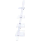 Amaturo 4-shelf Ladder Bookcase Clear