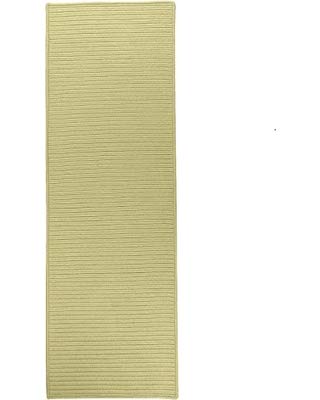 Colonial Mills Reversible Flat-Braid (Rect) Runner - Sprout Green 2'4&quot;X7'