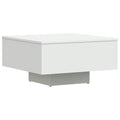 vidaXL Coffee Table in Modern Scandinavian Style - Rectangular White Engineered Wood Table for Living Room, Bedroom, Lounge or O