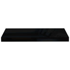 Vidaxl Floating Wall Shelf High Gloss Black 23.6''X9.3''X1.5'' Mdf