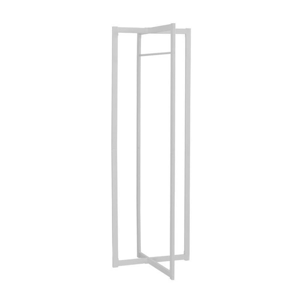 Monarch Metal Coat Rack, 72-Inch, White