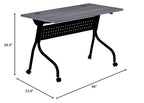 Lorell, Llr59489, Charcoal Flip Top Training Table, 1 Each