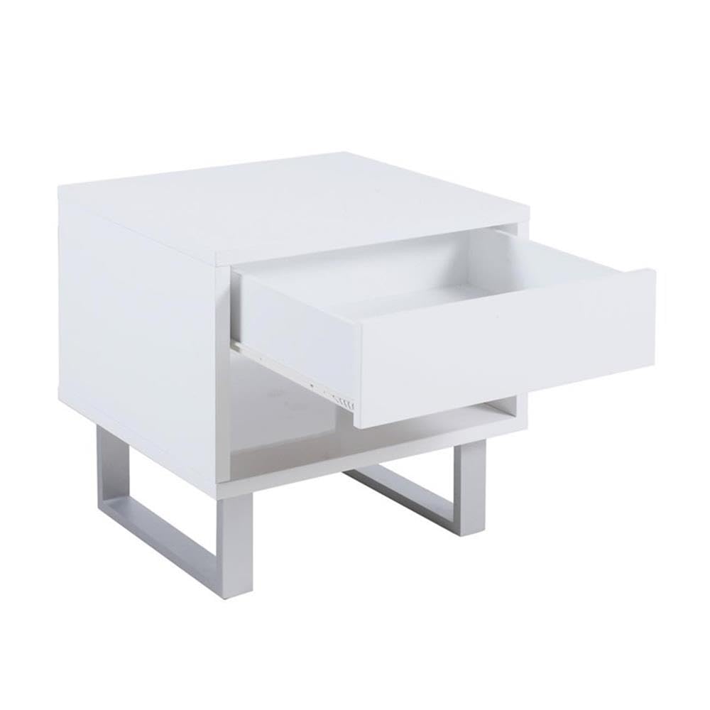 Coaster Home Furnishings End Table, White (705697-CO)