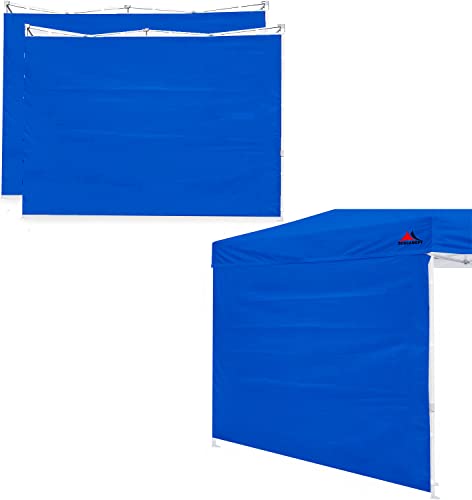 Scocanopy Sunwall For 10X10 Pop Up Canopy Frame, 3 Pack Sidewall Only, Blue