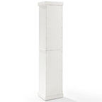 Crosley Furniture Seaside Tall Linen Storage Cabinet And Bathroom Organizer With A Drawer And Shelves, Distressed White