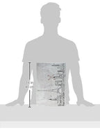 Stupell Home D  Cor Paris Typography Skyline Rectangle Wall Plaque, 10 X 0.5 X 15, Proudly Made In Usa