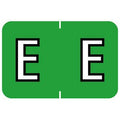 Tabbies Barkley Abkm Compatible 91620 Series Alpha Labels, Light Green 'E', 1   H X 1-1/2   W Label Size, Filing Color Code Sy