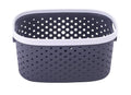 HOMIES, 1 Piece, Plastic Storage Baskets with Handles Shower Caddy Portable Storage Bins Organizer for Bathroom Dorm Household S