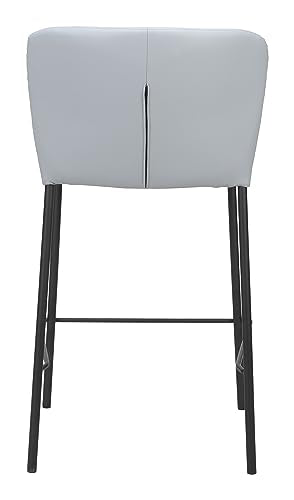 Zuo Linz Counter Stool Gray