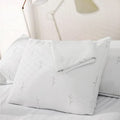 Feelathome 65% Polyester And 35% Rayon Derived From Bamboo Cooling Pillow Cover Waterproof - 20 X 30 Inches Pack Of 2 (Queen) -