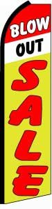 Neoplex Blow Out Sale Swooper Flag