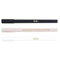 Santa Barbara Design Studio Pens Gift Boxed Refillable Soft Touch Ballpoint Pen Set, 3-Count, Mr. & Mrs.