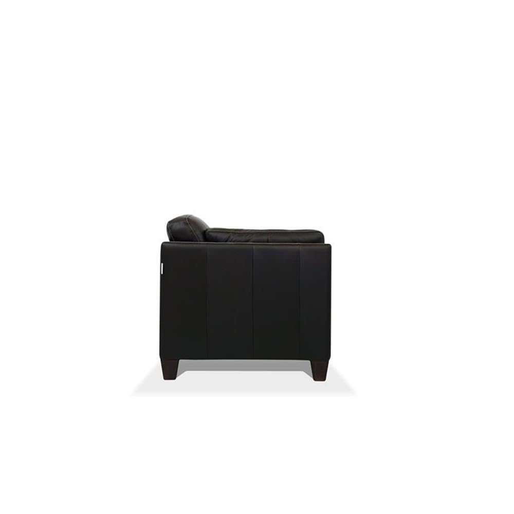 Acme Matias Leather Sofa in Chocolate