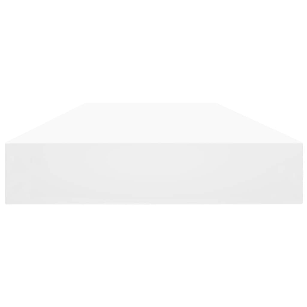 vidaXL Set of 8 White Bookshelf Boards in Engineered Wood- Simple, Easy-to-Clean, and Perfect for Extra Storage